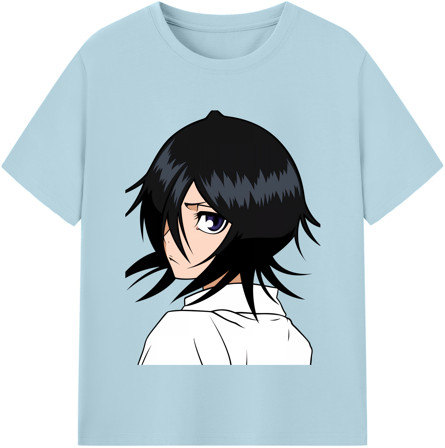 （画像用） ブリーチ 朽木ルキア BLEACH Kuchiki Rukia 綿100％半袖Tシャツ（フロントプリント）